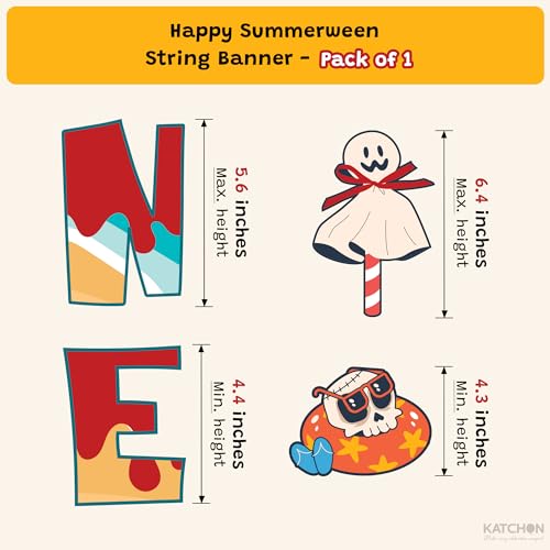 Summerween Banner Party Decorations 10 Feet Halloween Summer Theme