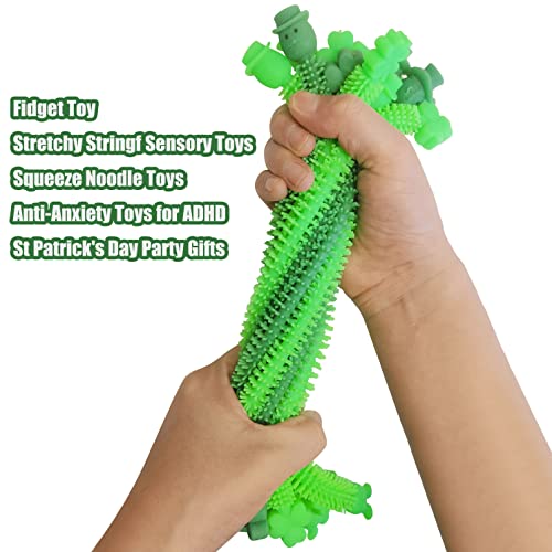 36 Pack St Patrick's Day Sensory Stretchy String Toys - Autism Kids Gift