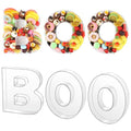 Esmorah Boo Acrylic Food Tray Set - 10-Inch Fillable Charcuterie Boxes for Desserts & Snacks