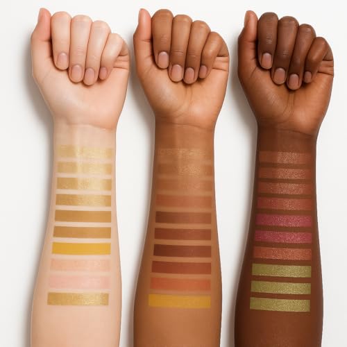 K'APEINE Earth & Sunset 15-Color Eyeshadow Palette - Colorful Matte & Shimmer Makeup
