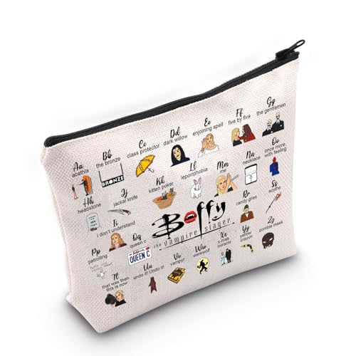 TV Show Inspired Gift Makeup Zipper Pouch - Vampire Design, BTV Makeup Variation