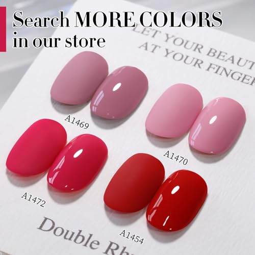 Dark Pale Double Rhythm 15ML Gel Nail Polish - Same Color, Soak Off Manicure