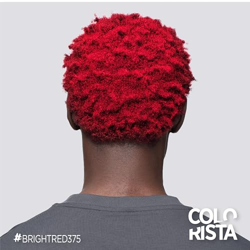 Bright Red Semi Permanent Hair Color Mask for Bleached & Blonde Hair