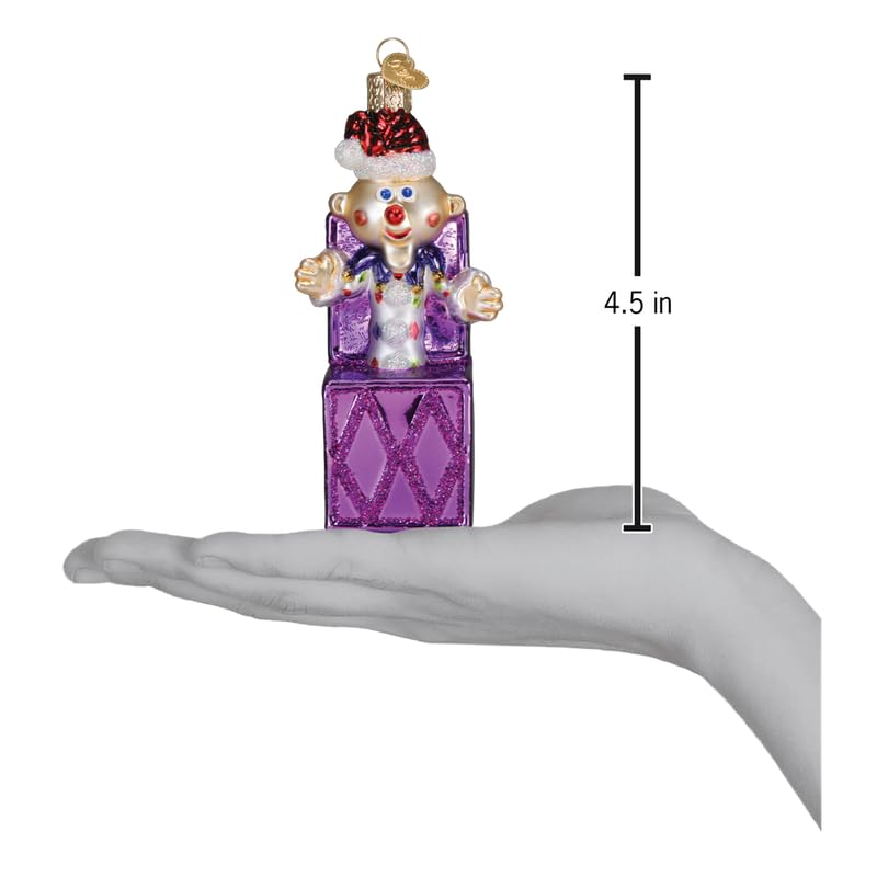 Old World Christmas Charlie-in-The-Box Glass Christmas Ornament - Handcrafted Holiday Decoration