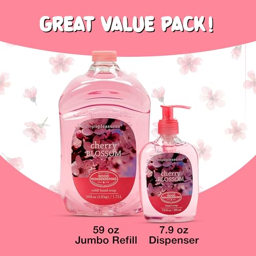 Cherry Blossom Hand Soap Refill Set - 7.9oz + 59oz Assorted Fragrances