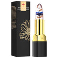 Color Changing Flower Lipstick - Black Tube Blue - pH-Activated Hydrating Lip Balm