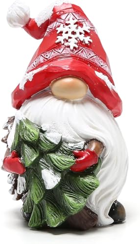 Christmas Gnomes Decor Resin Figurines - Holiday Table Centerpiece - Variation of THIS listing