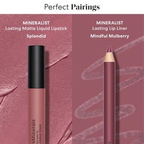 bareMinerals Mineralist Lip Liner - Creamy Pigmented Pencil for All-Day Wear | Vegan & Natural Ingredients