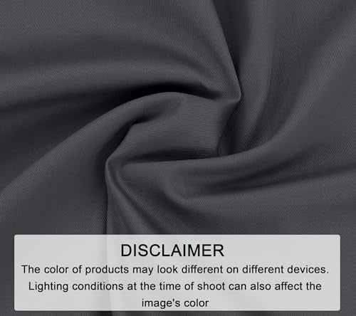 Dark Grey Cloth Napkins Set of 4 - 18x18 Inches Cotton-Polyblend, Reusable