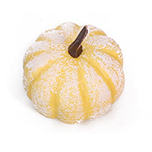 Artificial Pumpkins Set - 4 Multicolor Fall Halloween Thanksgiving Decor