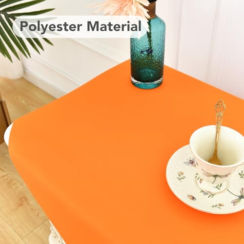 Orange Nightstand Cover 24x24 Inch Washable End Table Protector - NEWISHER