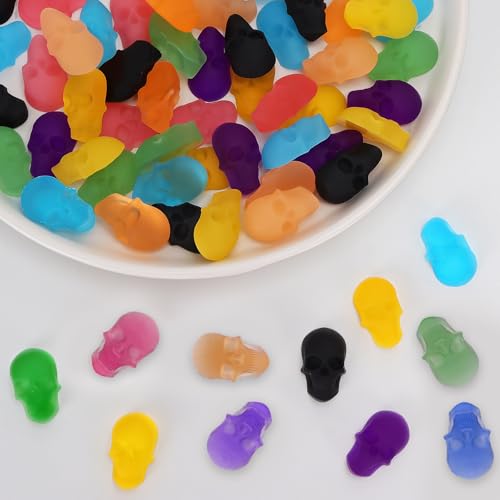Halloween Skull Silicone Mold - 2 Pack for Candy, Gummies, Chocolate & Decorations - Variation: Skull