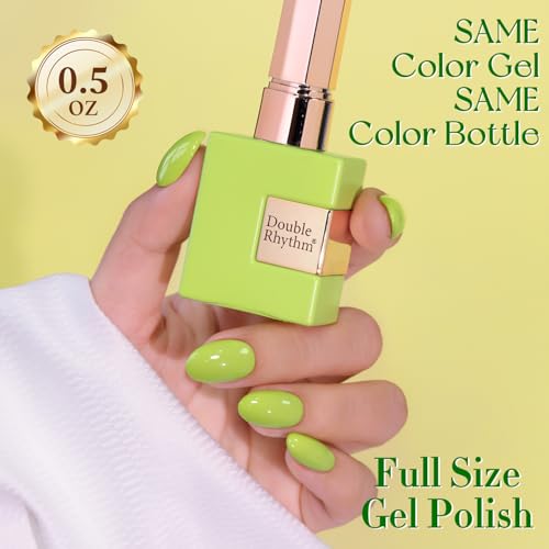 Gel Nail Polish 15ML - Translucent Light Milky Green Glow Variation - Long-Lasting, Healthy Formula