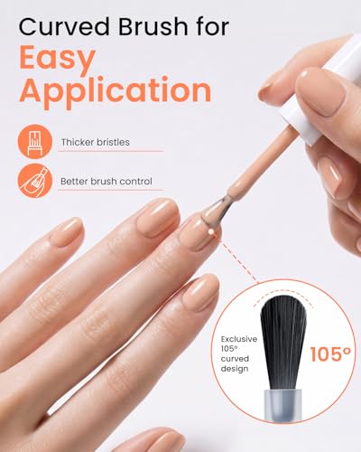 Makartt Ultra-Pigmented Gel Nail Polish Nude - Barely There 15ml