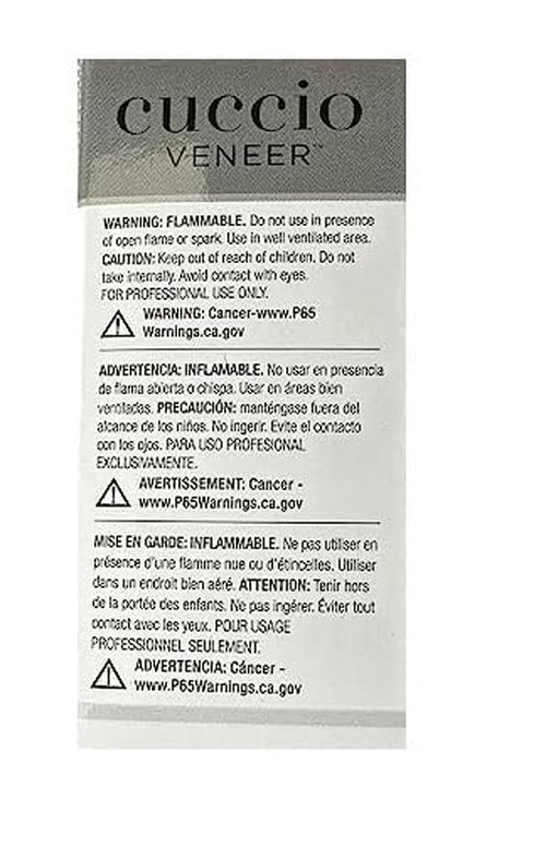 Cuccio Veneer Treatment Pack – Complete LED/UV Gel Polish System, Includes Prep, Fuse, Base, and Top Coat, 13 mL Each
