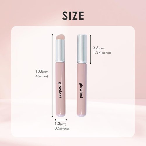 Dream Glow Beauty Wand For Lips | Makeup Application, Beauty Tool for Skin Care, Silicone Tip, Elastic Brush (Clear)