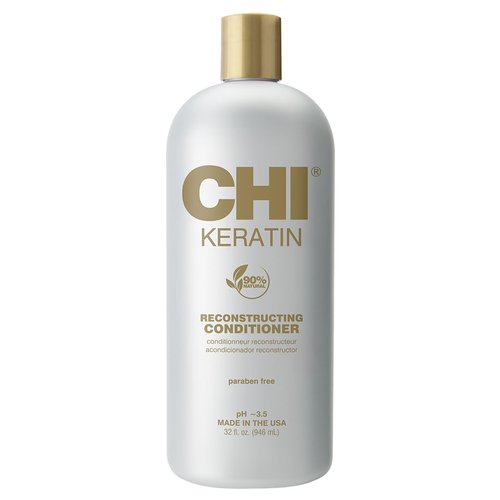 CHI Keratin Conditioner - Healthier Hair, Adds Shine & Prevents Breakage | 32 Oz, Sulfate-Free