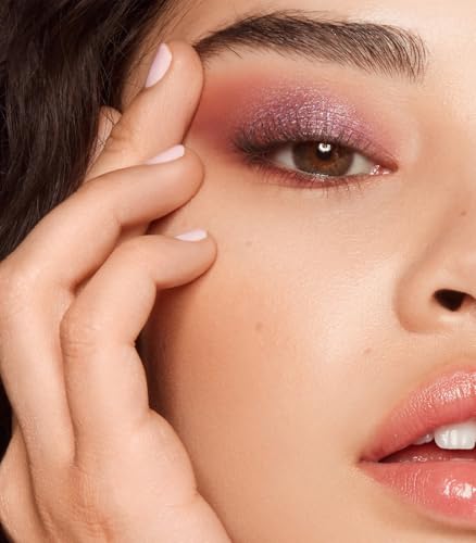 Multichrome Iridescent Eyeshadow Powder - Purple Pink Gold Sparkle - Seashell Blush Variation