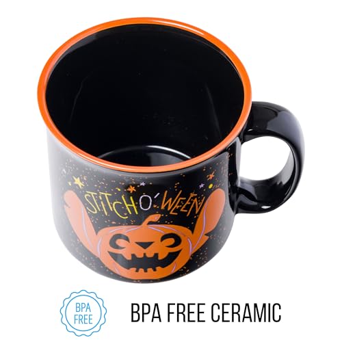Stitch O' Ween Halloween Ceramic Camper Mug 20oz - Lilo & Stitch