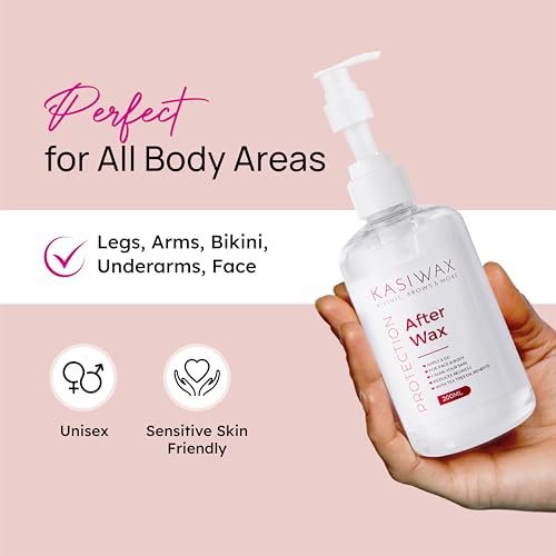 After Wax Lotion - Soothing Hydrating Post-Wax Relief with Tea Tree Oil - 200ml
