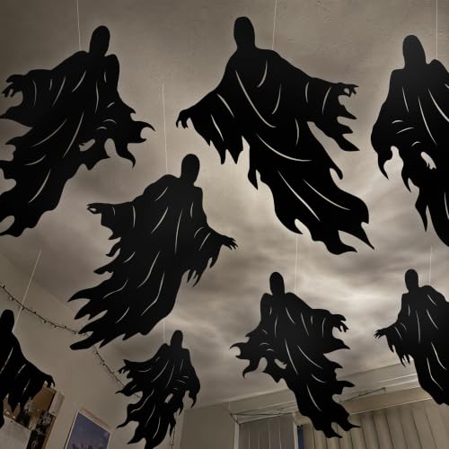 24 Pcs Halloween Wraith Hanging Decorations - No DIY Party Ornaments