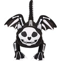 Skeleton Cat Blow Up Inflatable - 6 ft Outdoor Halloween Yard Decor with Lights