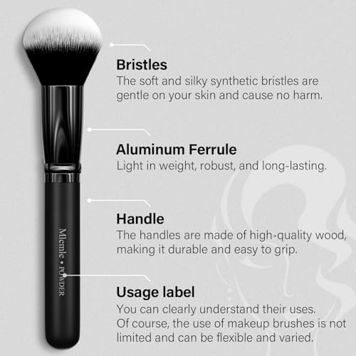 Makeup Brush Set 26 Pcs with Sponge & Puff - Black