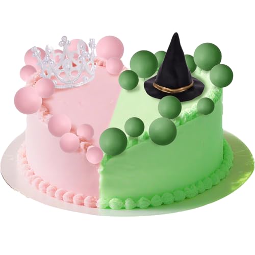 Halloween Witch Cake Toppers Set - 42pcs Cupcake & Cake Decorations