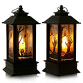 Halloween Decor Lantern Lights Mini Pumpkin Ghost Bat Tree Candle Set - Indoor Outdoor