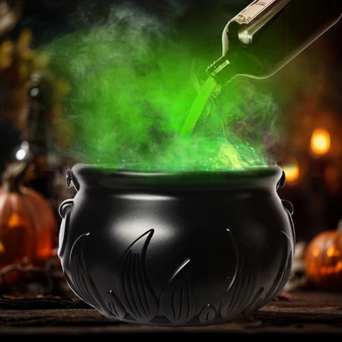 Halloween Floating Potion Set with Cauldron and Mist Maker - Indoor Spooky Decor