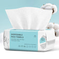 Disposable Face Towels 100 Count - Soft Cotton Makeup Remover Wipes