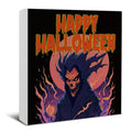 Halloween Wooden Sign Decor - Spooky Ghosts, 5x5 Inches