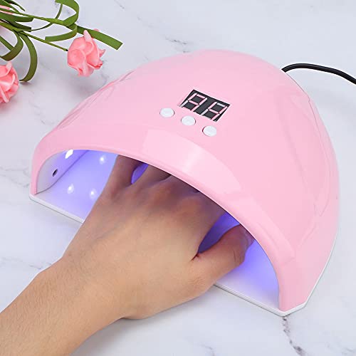 36W LED Nail Polish Dryer Lamp with Auto Sensor & LCD Display - Quick Cure