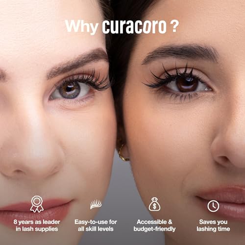 Curacoro 3D Fairy Lash Extensions - Volume False Eyelashes CC Curl 8-15mm
