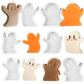 6 PCS Ghost Candle Molds Halloween Silicone Mold Set - Ghost Shapes for Candle Making & Crafts