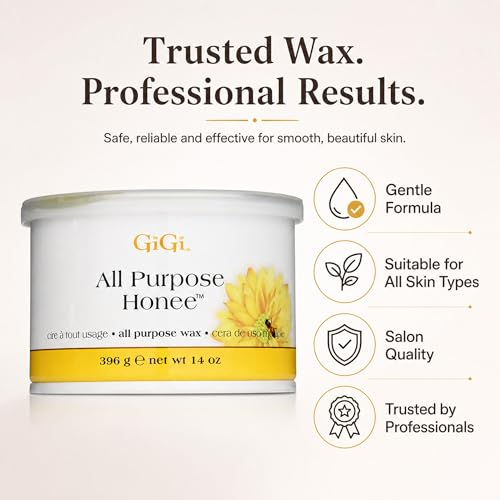 All Purpose Honee Soft Wax for Hair Removal - 14 oz Pack of 2 – Gentle & Effective