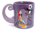 Nightmare Before Christmas Jack & Sally Ceramic Mug - Large 20oz Halloween Coffee Cup