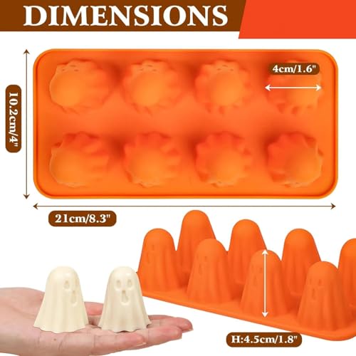 Ghost Silicone Mold for Chocolate Gummy Candy Pudding Ice Cubes Halloween Decoration - Variation of THIS listing