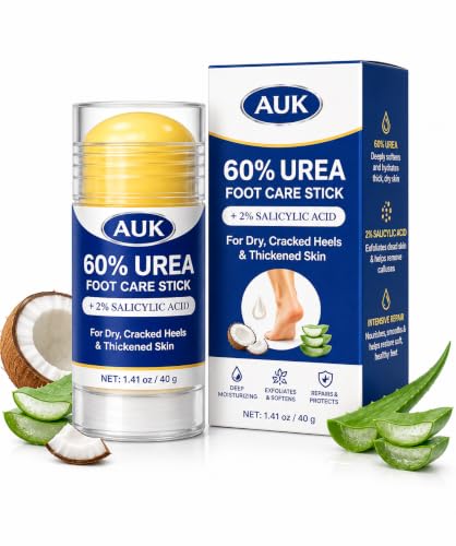 Foot Care Stick with Urea & Salicylic Acid for Dry Cracked Heels, 1.41 oz