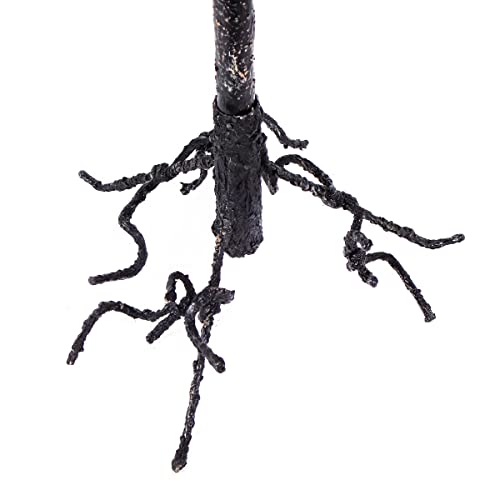 Halloween Black Leafless Artificial Tree 68 Inches with Stand for Indoor Decor