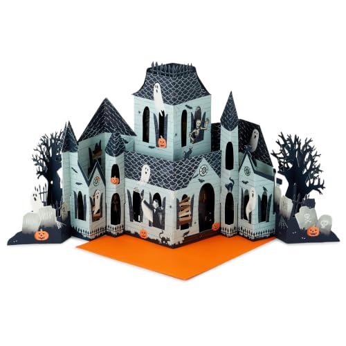 Hallmark Paper Wonder Halloween Pop Up Card - Haunted House Variation