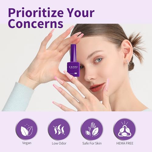 Purple Gel Nail Polish - Deep Color High Gloss Soak Off UV/LED, 1Pc - Dark Purple 9016