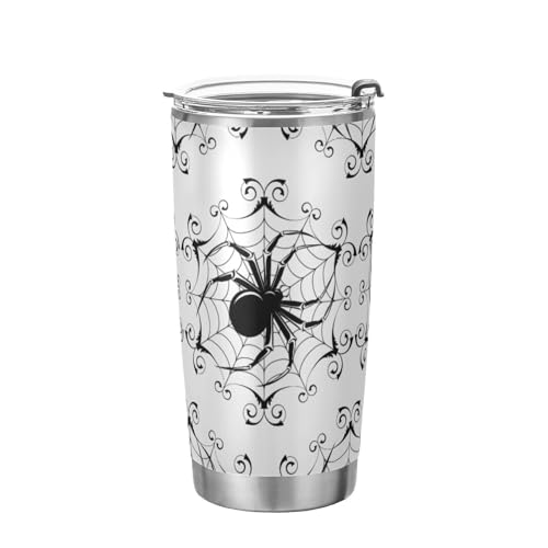 Halloween Spider Insulated Travel Mug 20oz - Back to School Holiday Gift - Variation Multi-005