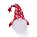 Gnome Christmas Decorations Lighted Standing Gnome - Red - Scandinavian Holiday Decor