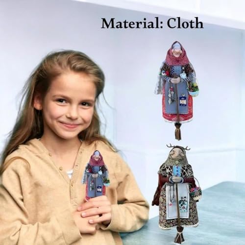 Kitchen Witch Doll Hanging Decor - Good Luck Charm for Cooks & Home