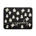 Halloween Ghost Dish Drying Mat 18x24 Inch Reversible Microfiber Kitchen Counter Protector