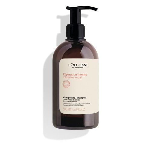 L'Occitane Intensive Repair Shampoo - Revitalize Dry, Damaged Hair | Silicone-Free & Vegan Formula