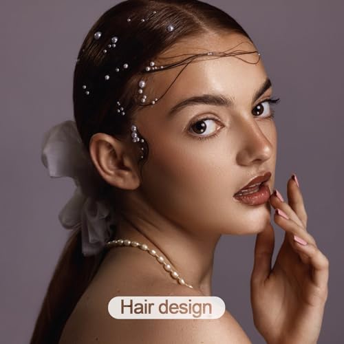 Self-Adhesive Pearl Face & Hair Gems Stickers 660pcs for Crafts & Makeup