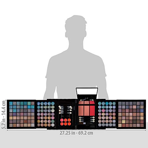 All In One Harmony Makeup Set with Eyeshadows, Lipstick & Brushes - Holiday Gift