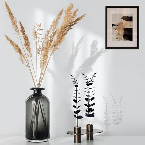 Artificial Eucalyptus Stems Black 36Pcs Faux Greenery for Wedding Decor & Home Centerpieces